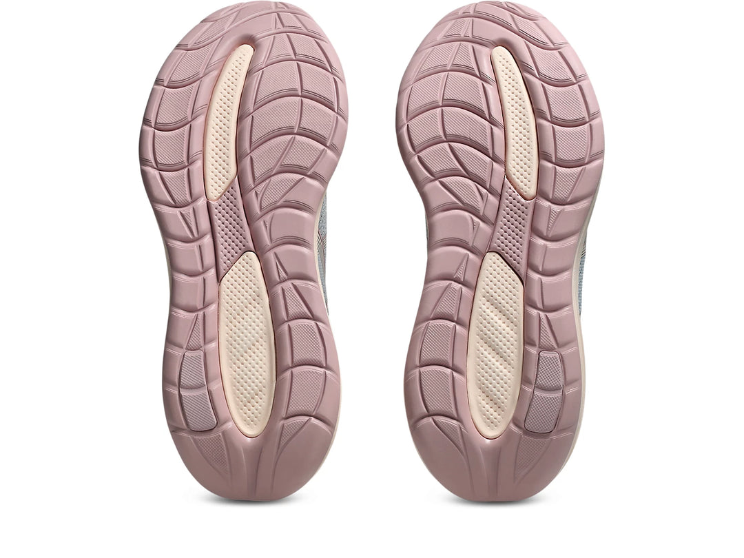 Asics Women's Gel Cumulus 28 Piedmont Grey Pearl Pink - Orleans Shoe Co.