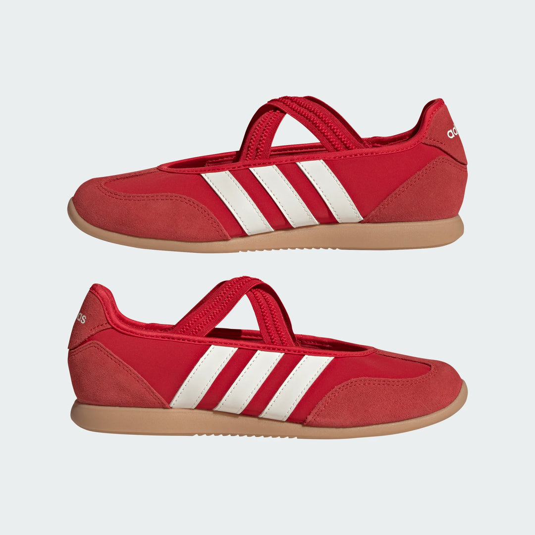 Adidas Women's Barreda Mary Jane Better Scarlet Off White Gum 3 HQ7398