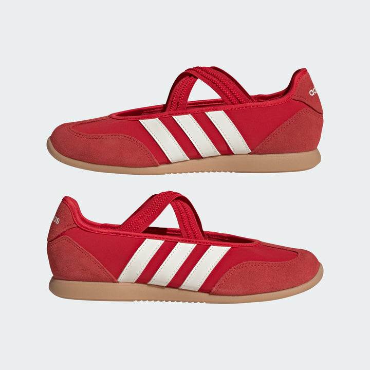 Adidas Women's Barreda Mary Jane Better Scarlet Off White Gum 3 HQ7398