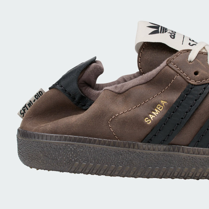 Adidas Unisex Samba OG SFTM Supplier Color Core Black Gold Metallic HP8256 - Orleans Shoe Co.
