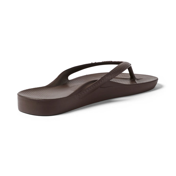 Archies Arch Support Flip Flops Brown - Orleans Shoe Co.