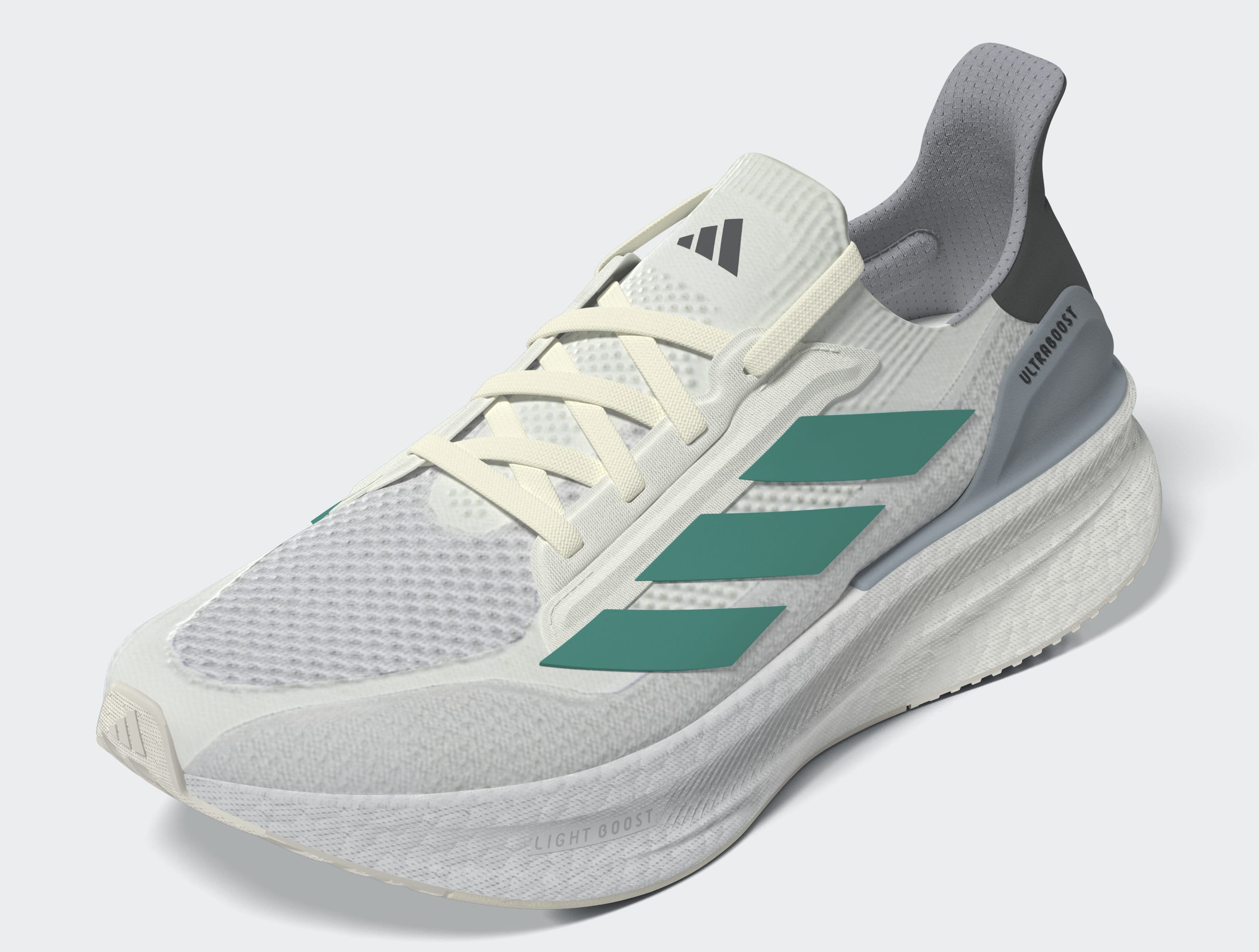Adidas Men's Ultraboost 5X Core White Pure Teal Dash Grey