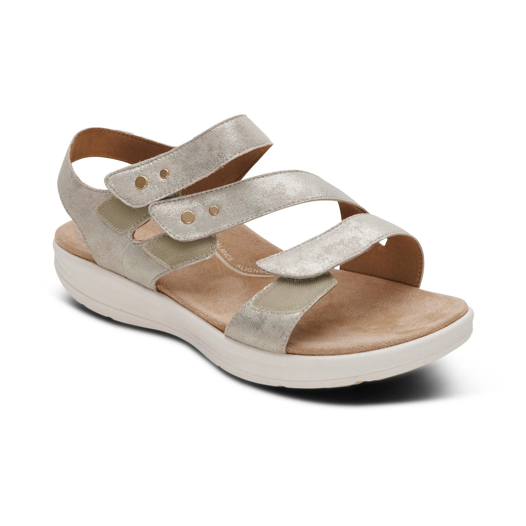 Aetrex Women's Savannah Champagne - Orleans Shoe Co.