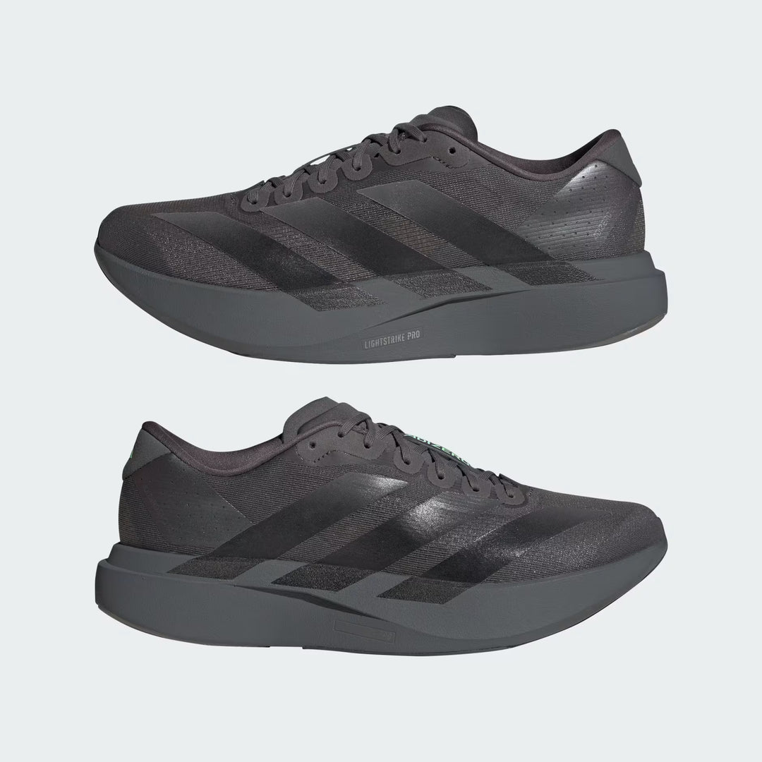 Adidas Men's Adizero Evo SL Grey Five Core Black Lime Burst KJ1364 - Orleans Shoe Co.