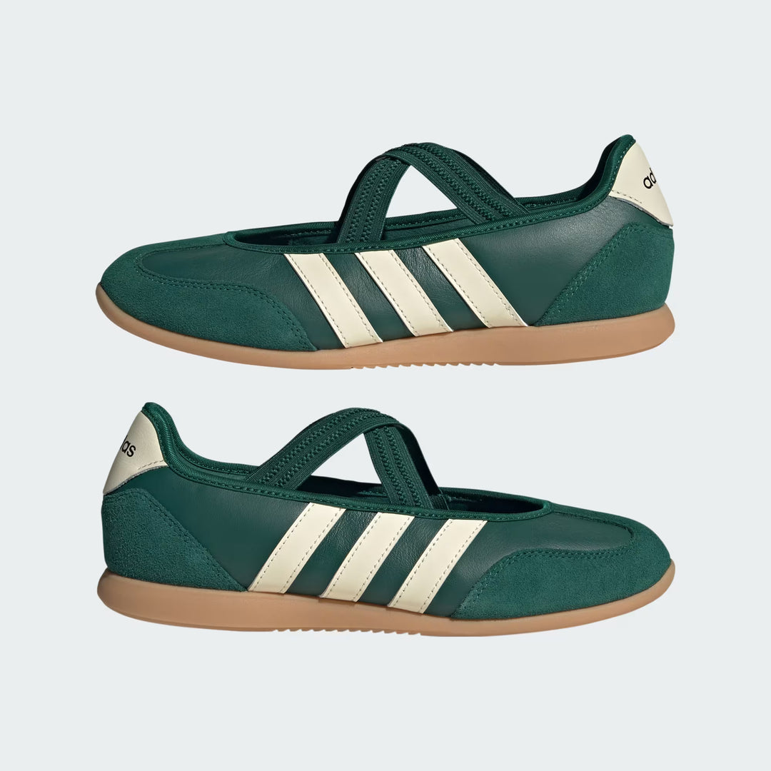 Adidas Women's Barreda Mary Jane Collegiate Green Cream White Gum KJ2246