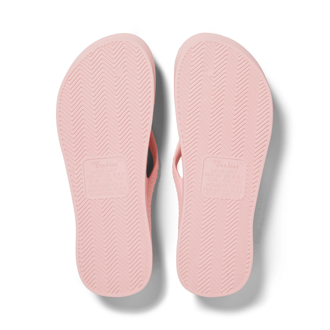 Archies Arch Support Flip Flops Pink - Orleans Shoe Co.