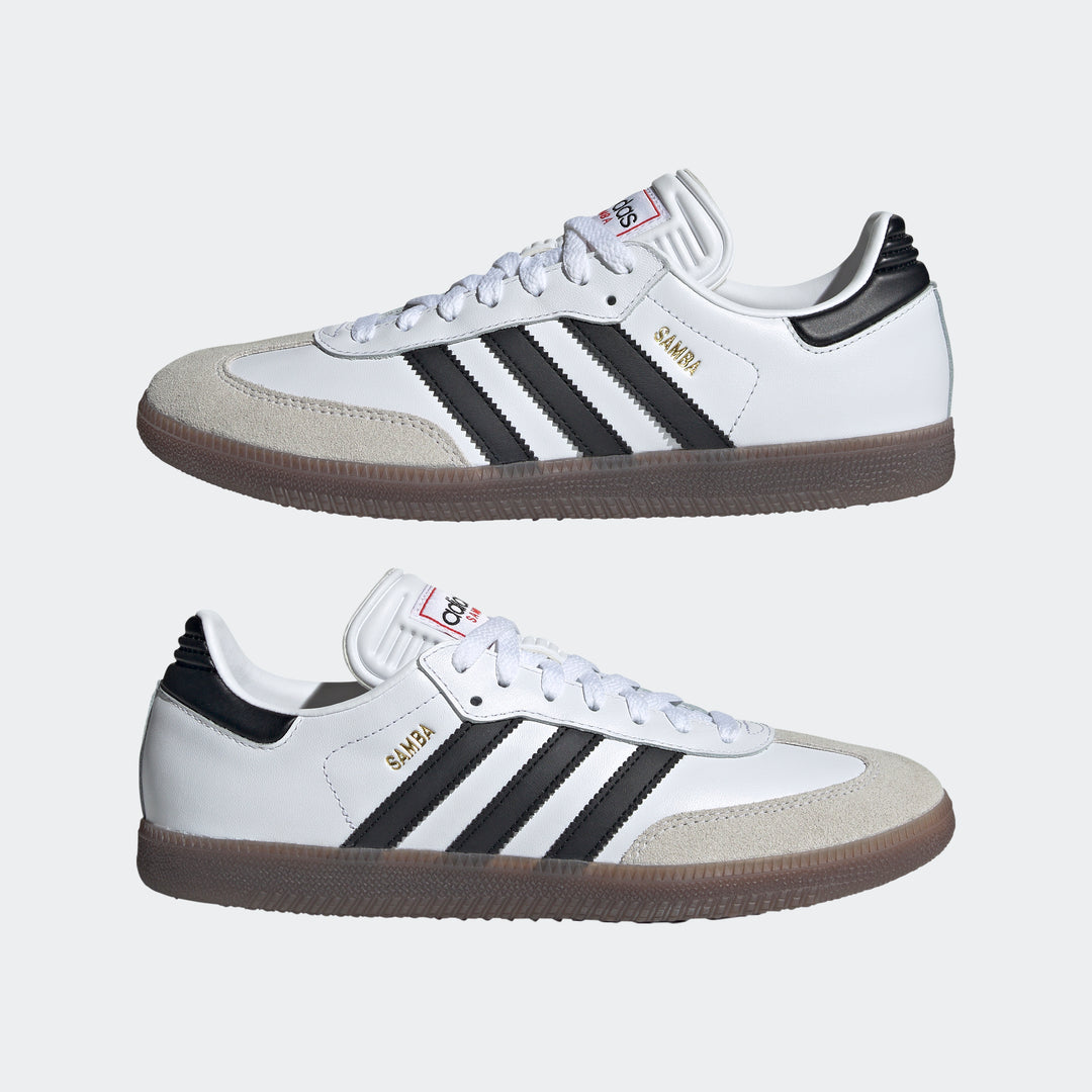 adidas Samba Indoor Shoes, White/Black/Red / 4.5 adidas Samba Indoor Shoes, White/Black/Red / 4.5
