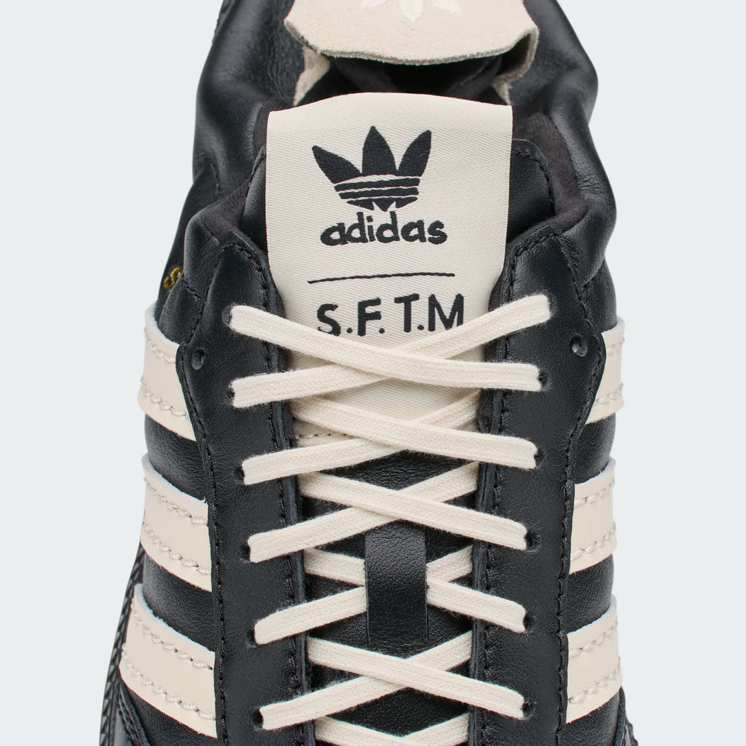 Adidas Unisex Samba OG SFTM Core Black Cream White Gold Metallic HQ7600 - Orleans Shoe Co.