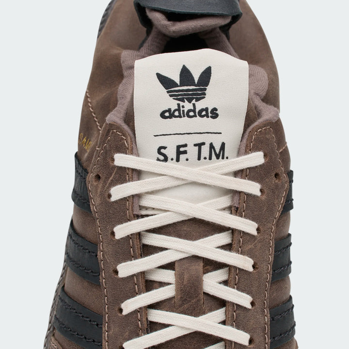 Adidas Unisex Samba OG SFTM Supplier Color Core Black Gold Metallic HP8256 - Orleans Shoe Co.