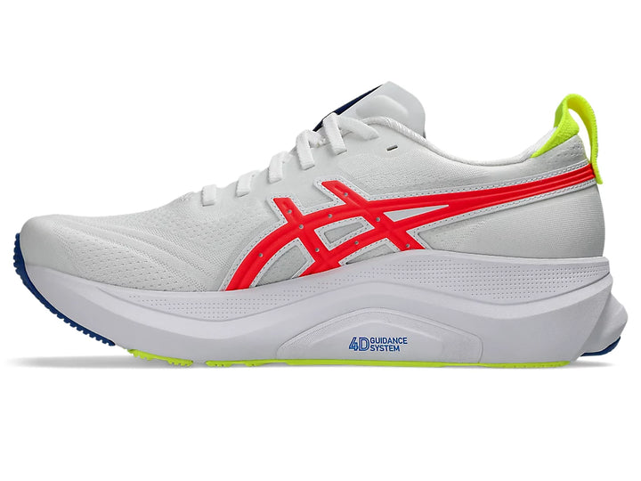 ASICS Gel-Kayano 32 ATC mens walking and running shoe in White Flash Coral