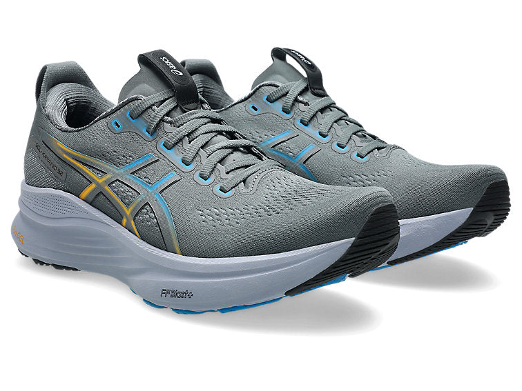 ASICS Gel-Kayano 32 mens shoe, Steel Grey Aegean Blue