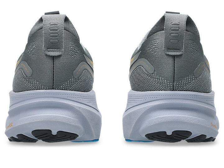 Mens Gel-Kayano 32 by ASICS in Steel Grey Aegean Blue