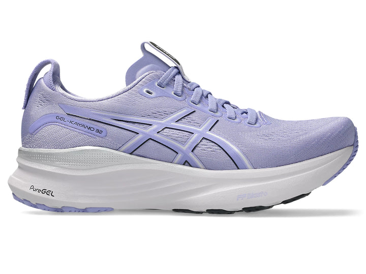 Womens ASICS Gel-Kayano 32 stability running shoe in Bluebell Pure Silver