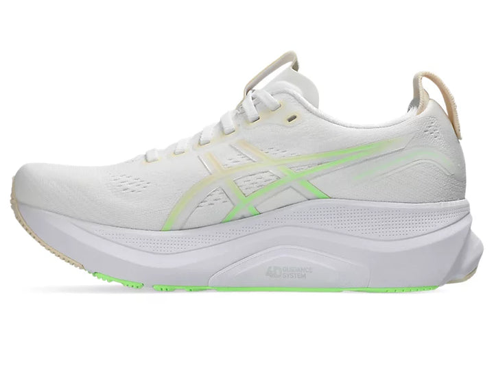 ASICS Gel-Kayano 32 womens walking and running shoe in White Seashell