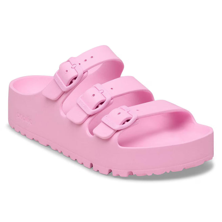 Birkenstock Women's Florida III Eva Pap Flex Platform Fondant Pink 1031431 - Orleans Shoe Co.