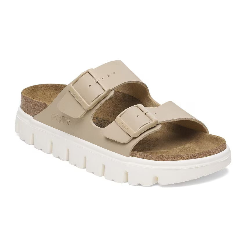 Birkenstock Women's Arizona Pap Chunky Birko Flor Sandcastle 1029094