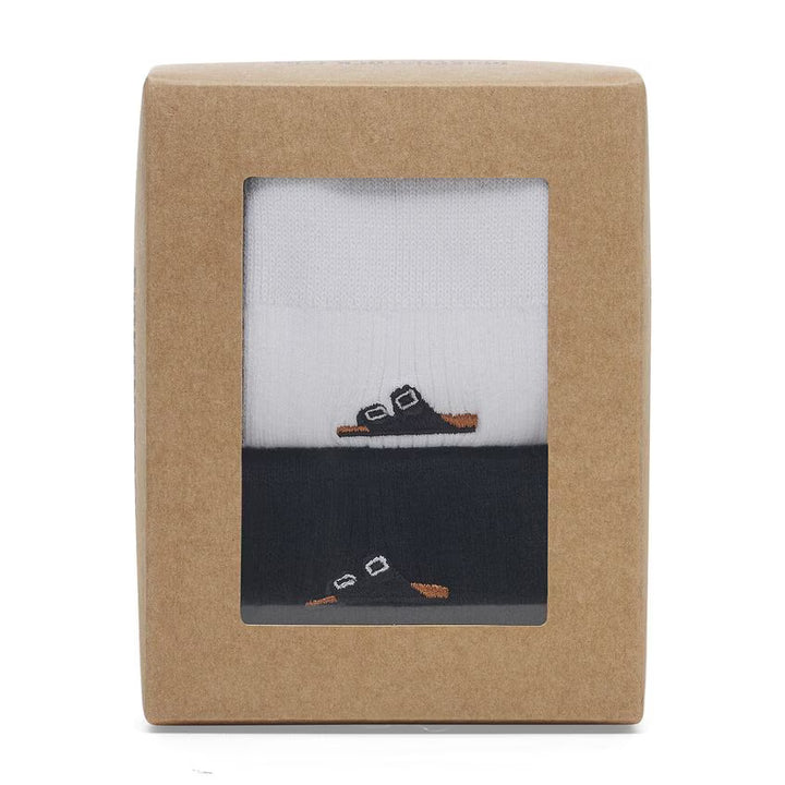 Birkenstock Unisex Cotton Rib Socks Multi Pack White Black
