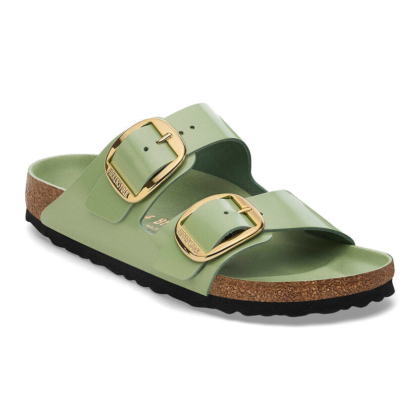 Birkenstock Women’s Arizona Big Buckle Hi-Shine Green Tea