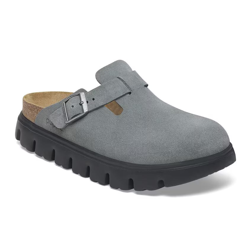 Birkenstock Boston Pap Chunky Basalt Gray Black