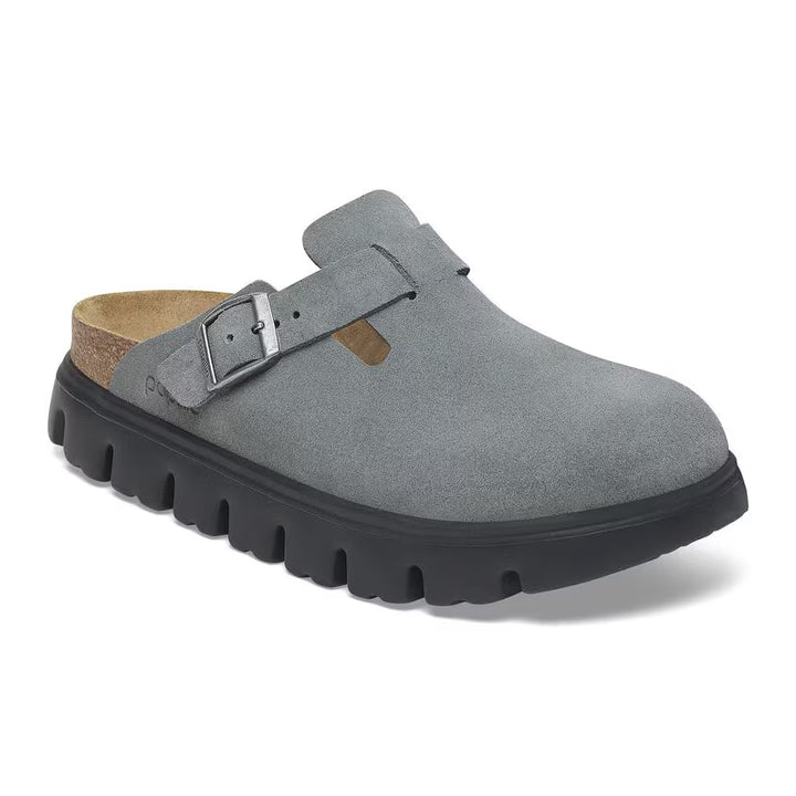 Birkenstock Boston Pap Chunky Basalt Gray Black