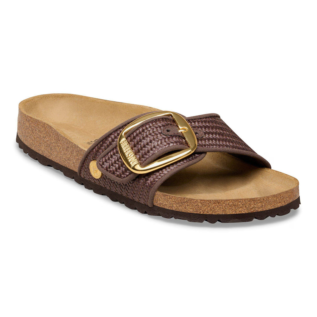 Birkenstock Women's Madrid Big Buckle Raffia Carafe 1031419 - Orleans Shoe Co.