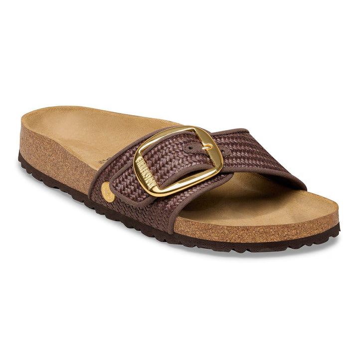 Birkenstock Women's Madrid Big Buckle Raffia Carafe 1031419 - Orleans Shoe Co.