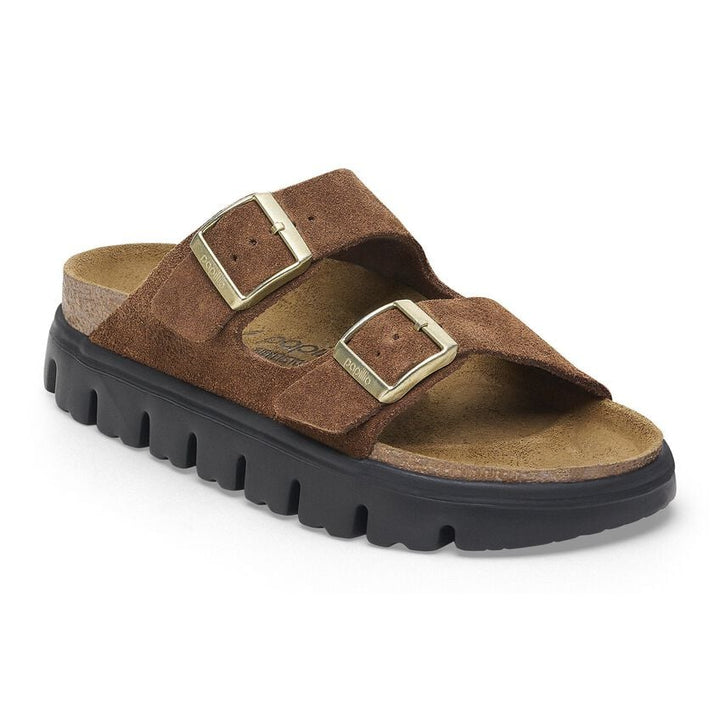 Birkenstock Women's Arizona Pap Chunky Dark Tea Black