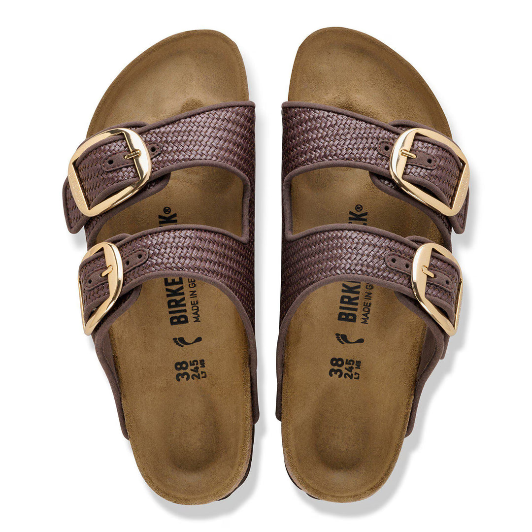 Birkenstock Women's Arizona Big Buckle Raffia Carafe 1031418 - Orleans Shoe Co.