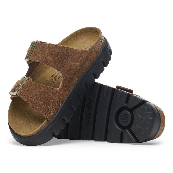 Birkenstock Women's Arizona Pap Chunky Dark Tea Black