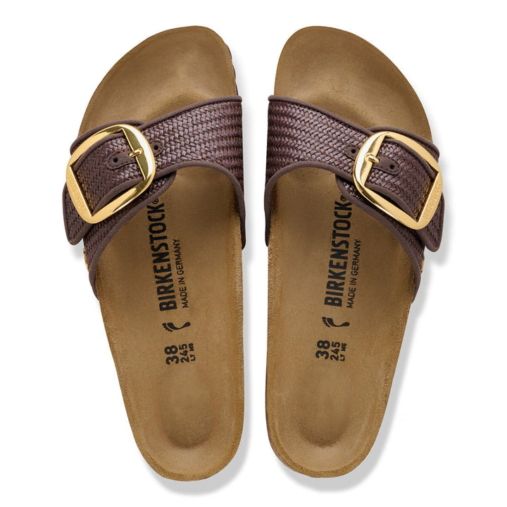 Birkenstock Women's Madrid Big Buckle Raffia Carafe 1031419 - Orleans Shoe Co.