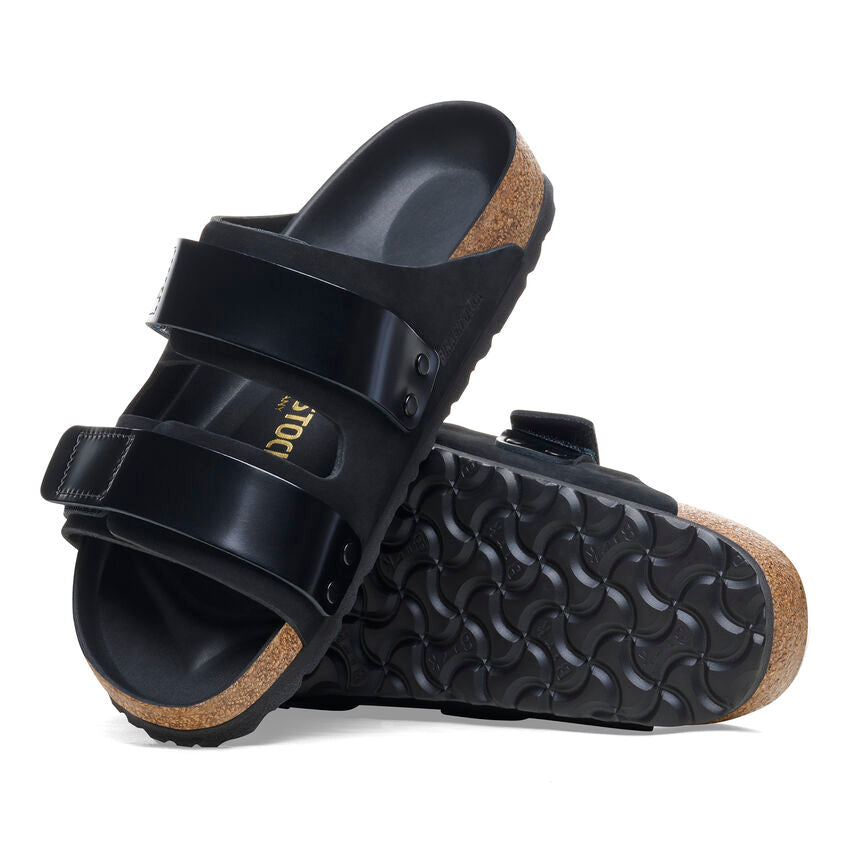Birkenstock Women’s Uji Nubuck Leather Black 1026570 - Orleans Shoe Co.