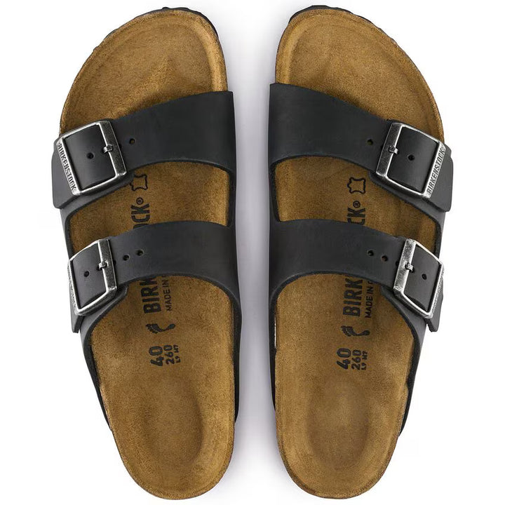 Birkenstock Arizona Black Oiled Hard Footbed 0552111/0552113