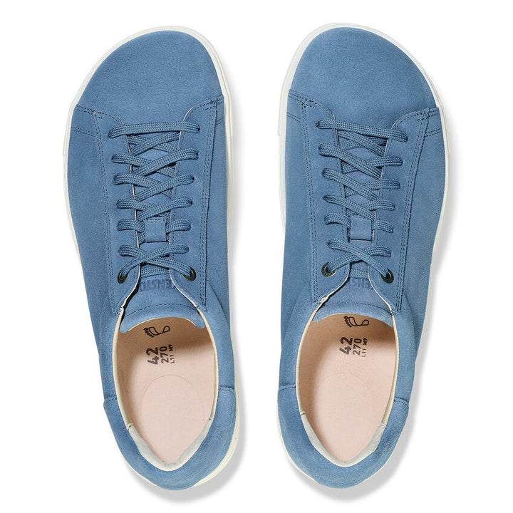 Birkenstock Women's Bend Low Suede Leather Elemental Blue 1027295 - Orleans Shoe Co.