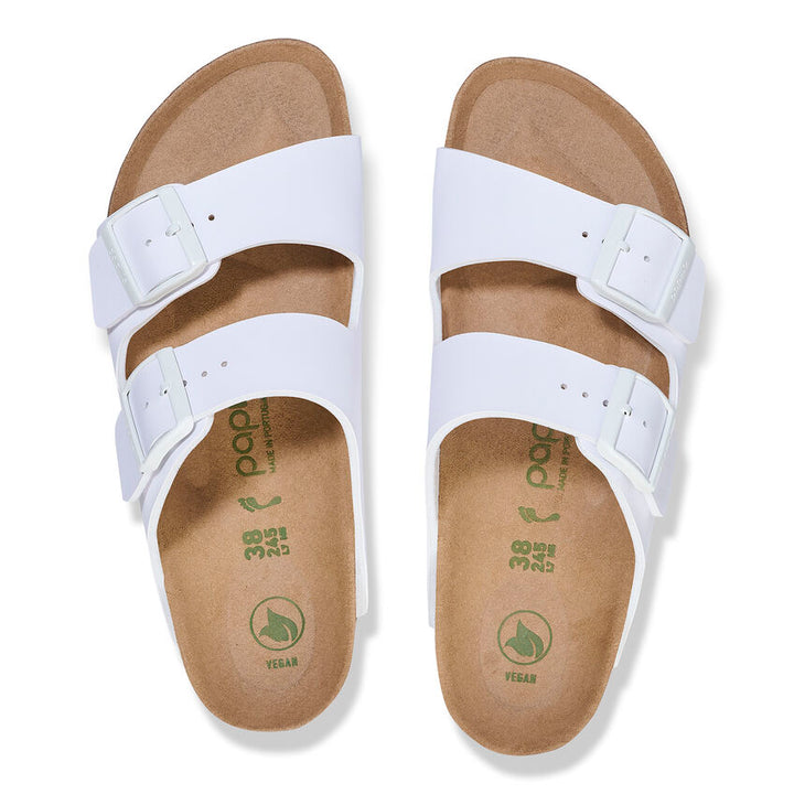 Birkenstock Women’s Arizona PAP Flex Platform White - Orleans Shoe Co.