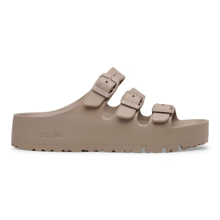 Birkenstock Women's Florida III Eva Pap Flex Platform Gray Taupe 1031433 - Orleans Shoe Co.