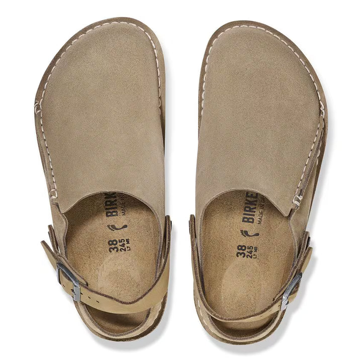 Birkenstock Lutry Premium Suede Gray Taupe