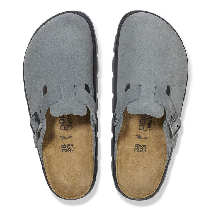 Birkenstock Boston Pap Chunky Basalt Gray Black