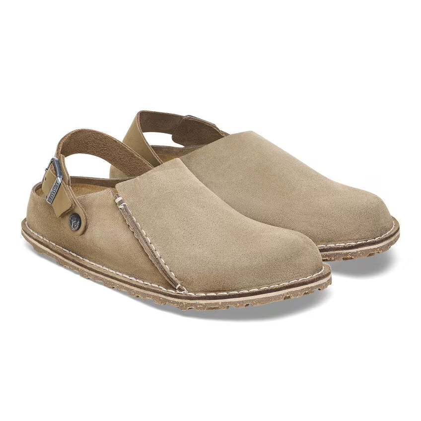Birkenstock Lutry Premium Suede Gray Taupe