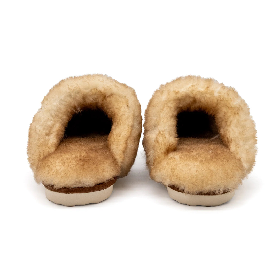 BLKSWN Women's Magnolia Slipper Chestnut Shearling