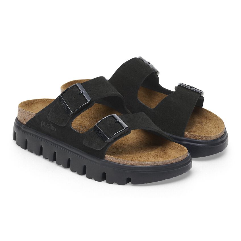 Birkenstock Women's Arizona Pap Chunky Black Black 1028403