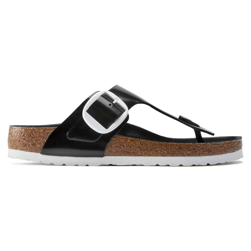 Birkenstock Women's Gizeh Big Buckle Black Patent 1023841