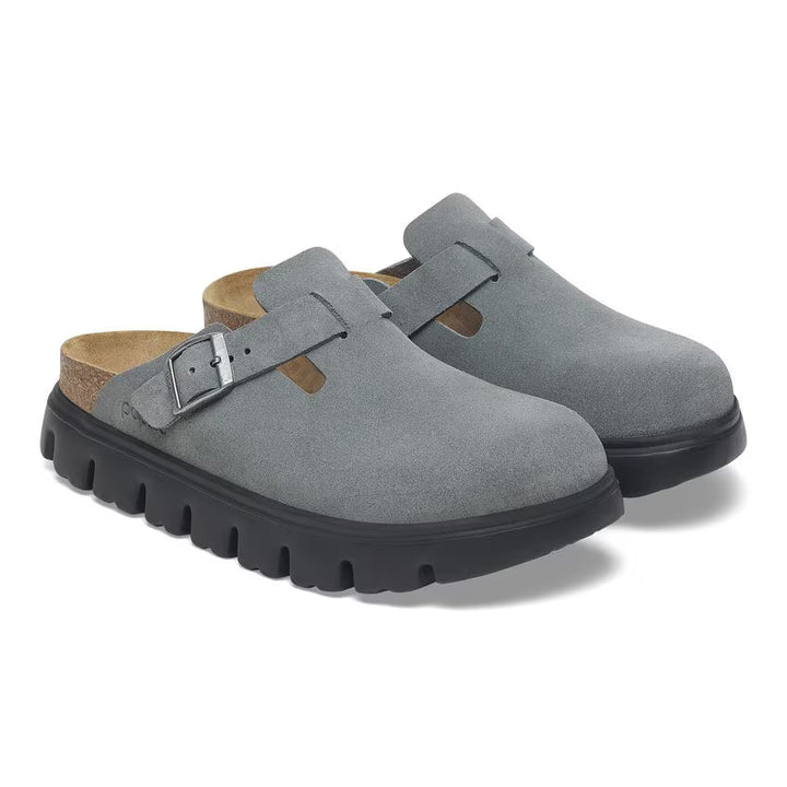 Birkenstock Boston Pap Chunky Basalt Gray Black