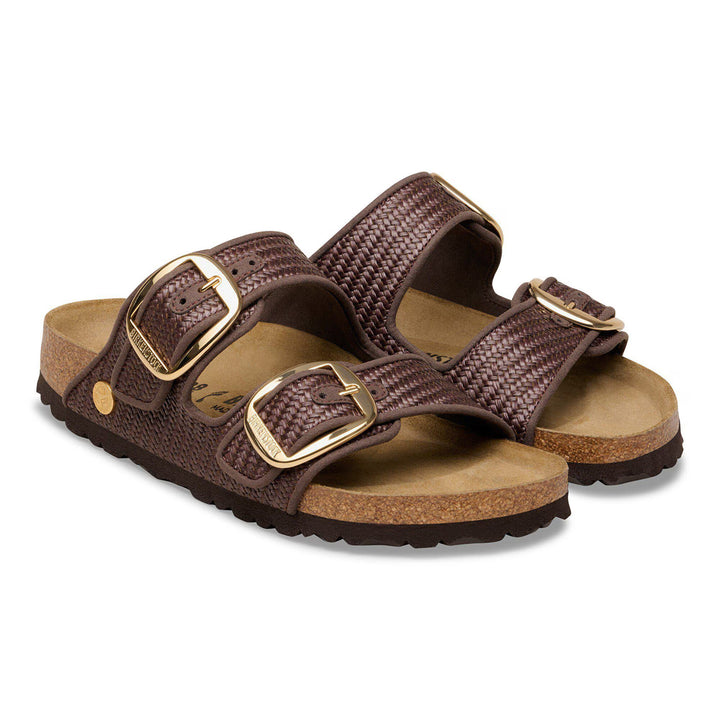 Birkenstock Women's Arizona Big Buckle Raffia Carafe 1031418 - Orleans Shoe Co.