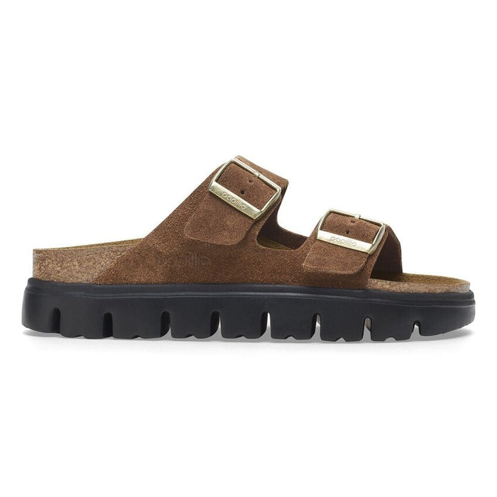 Birkenstock Women's Arizona Pap Chunky Dark Tea Black