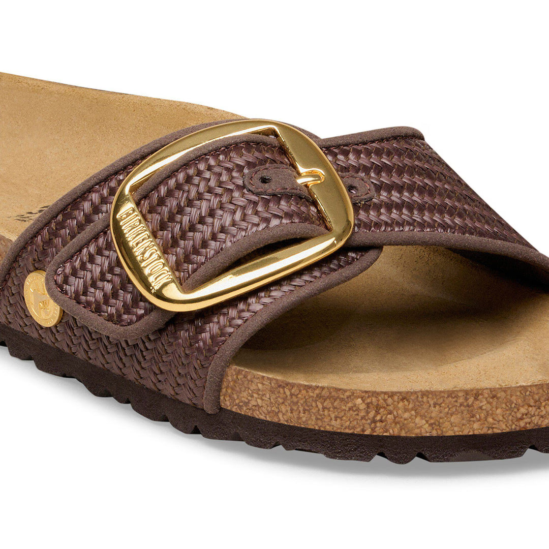 Birkenstock Women's Madrid Big Buckle Raffia Carafe 1031419 - Orleans Shoe Co.