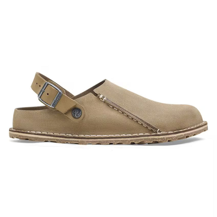 Birkenstock Lutry Premium Suede Gray Taupe