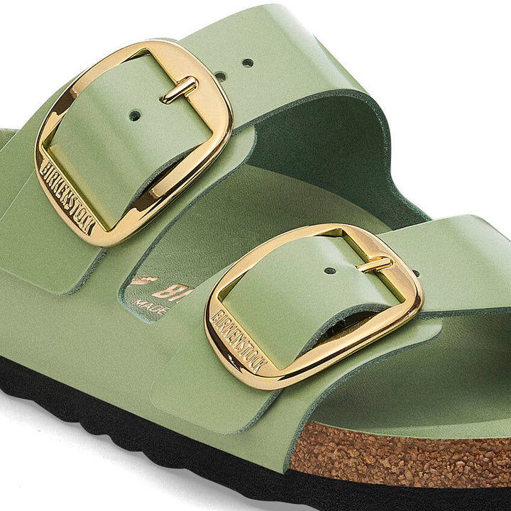 Birkenstock Women’s Arizona Big Buckle Hi-Shine Green Tea