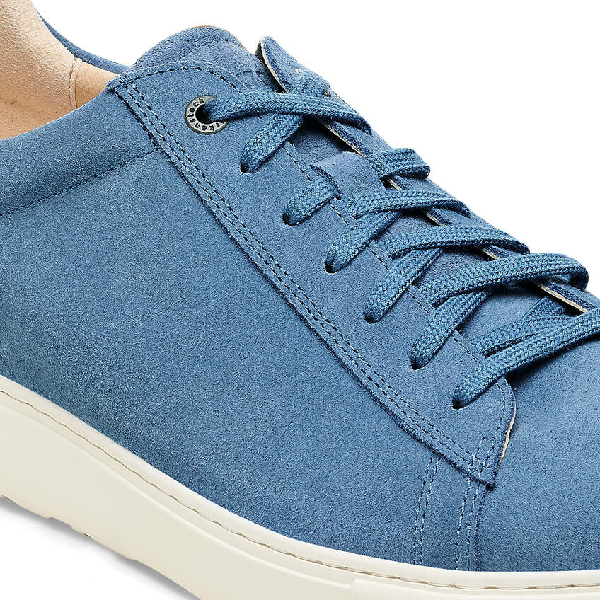 Birkenstock Women's Bend Low Suede Leather Elemental Blue 1027295 - Orleans Shoe Co.