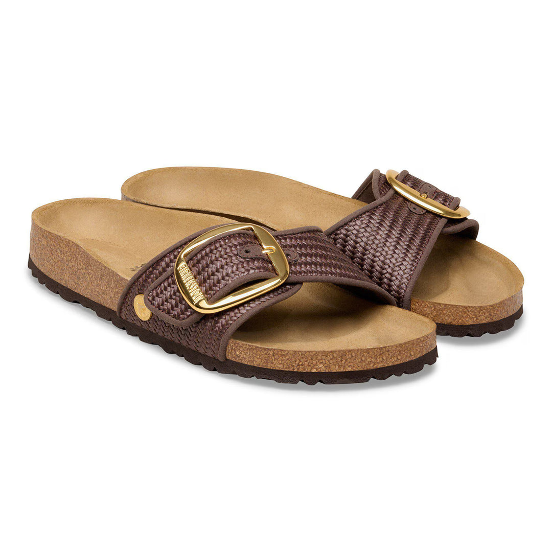 Birkenstock Women's Madrid Big Buckle Raffia Carafe 1031419 - Orleans Shoe Co.