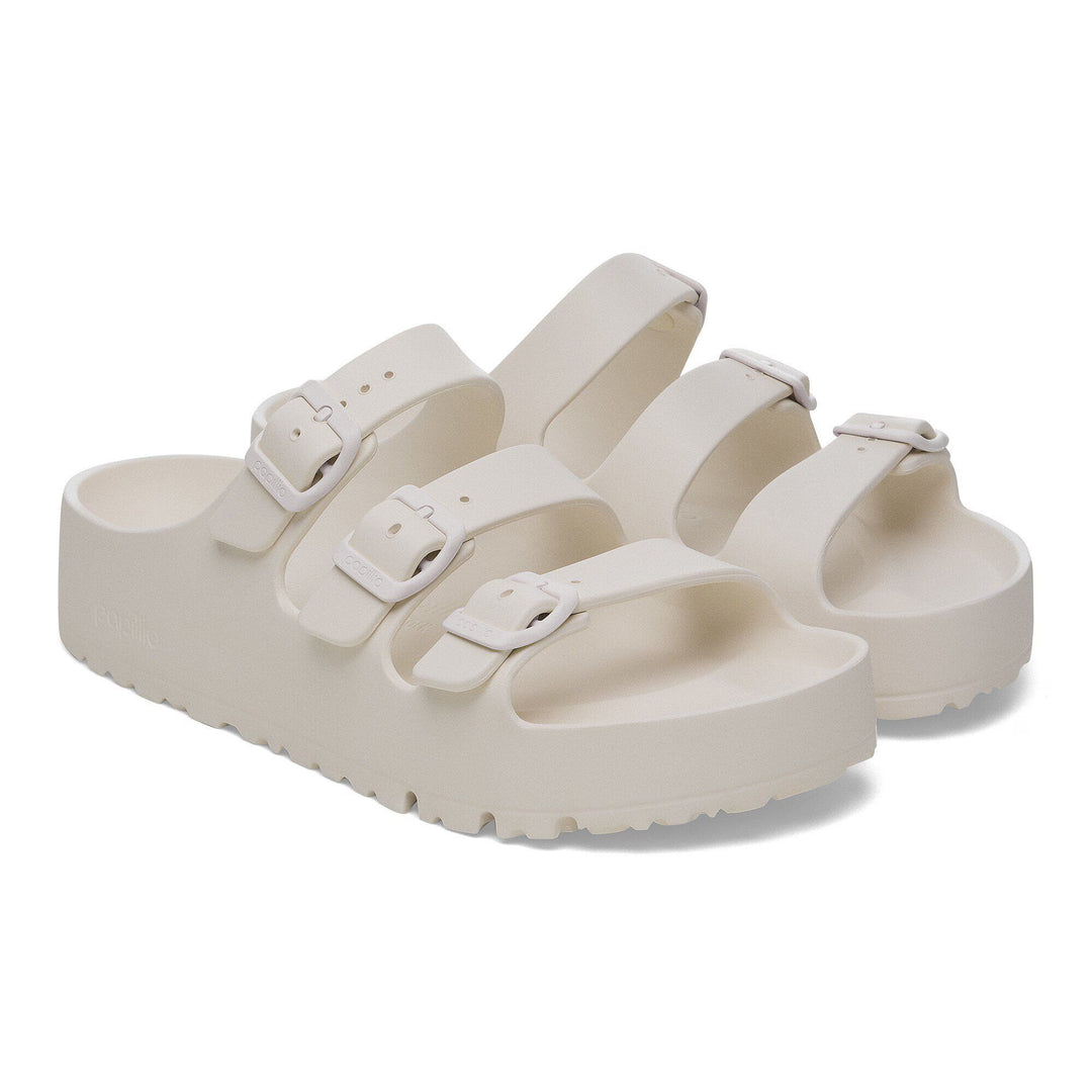 Birkenstock Women's Florida III EVA Flex Platform Eggshell 1029770 - Orleans Shoe Co.
